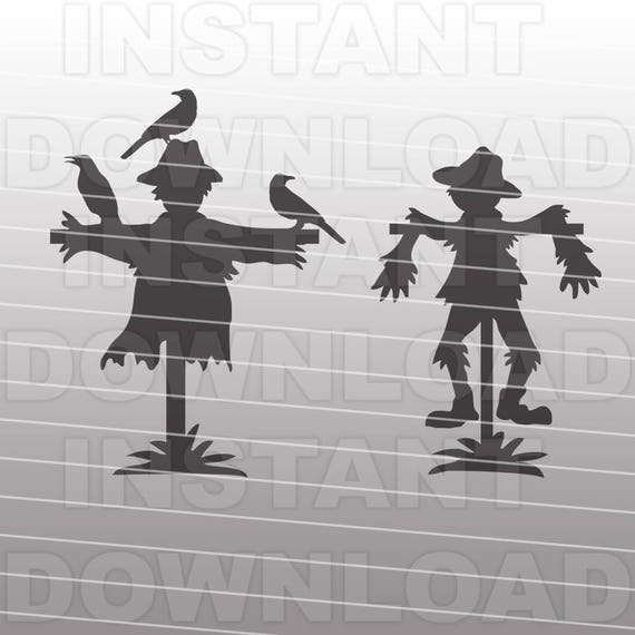 Gardening SVG File,Scarecrow SVG File,Farming SVG File-Vector Clip Art for Commercial & Personal Use-Cricut,Cameo,Silhouette,htv,Vinyl