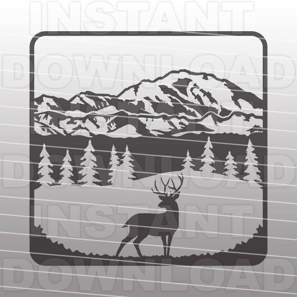 Buck SVG-Datei-Hirsch SVG-Datei-Jagd-SVG-Datei-Schneidevorlage-ClipArt für kommerziellen & persönlichen Gebrauch-Cricut,Cameo,Silhouette,Vinyl,Aufkleber
