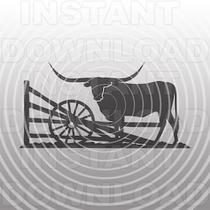 Texas Longhorn SVG fichier, bétail Ranch SVG, SVG de bétail, ferme scène svg-Vector Art Commercial/Personal Use-Cricut, Silhouette, Cameo, Vinyl