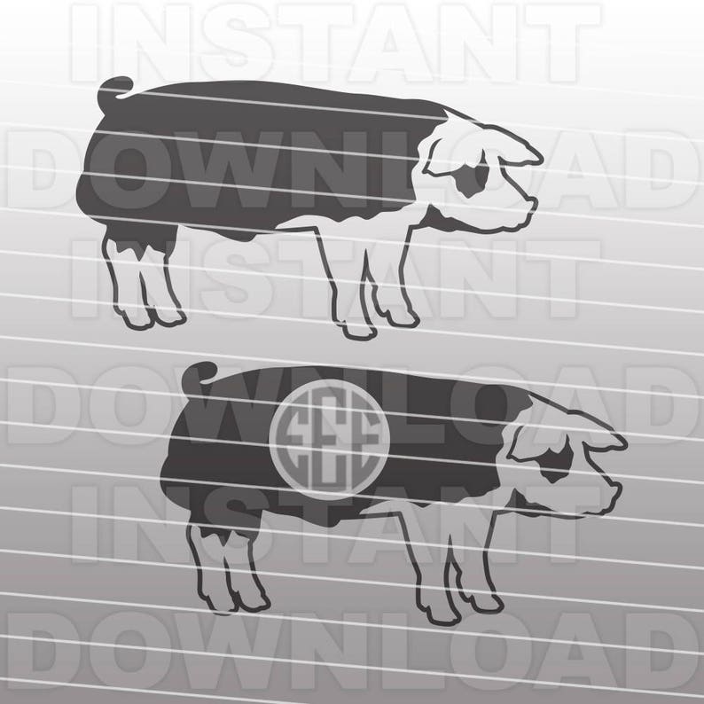 Download Hereford Pig SVG FileHog SVG FileFarm Animal svg ...