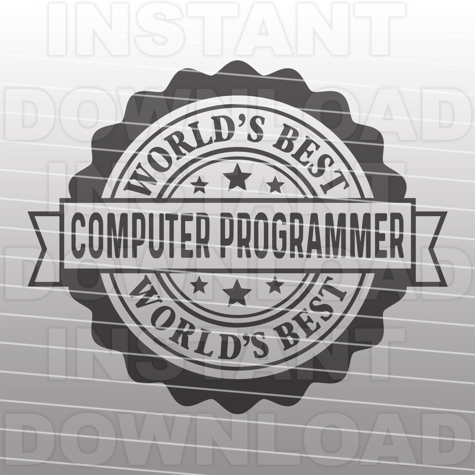 Worlds Best Computer Programmer SVG File,software Developer SVG -vector ...
