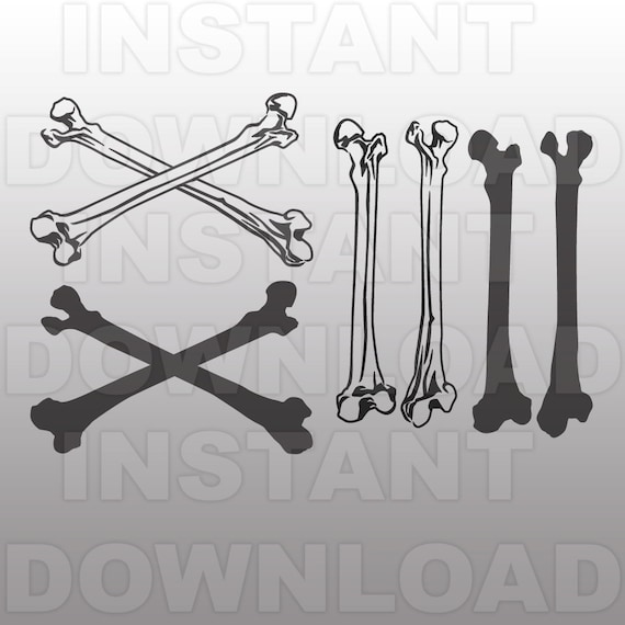 Bones SVG File Vector Art for Commercial & Personal Use | Etsy