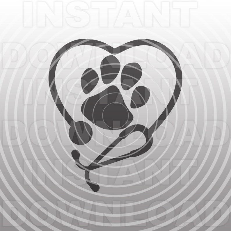 Free Free Paw Print Stethoscope Svg 742 SVG PNG EPS DXF File