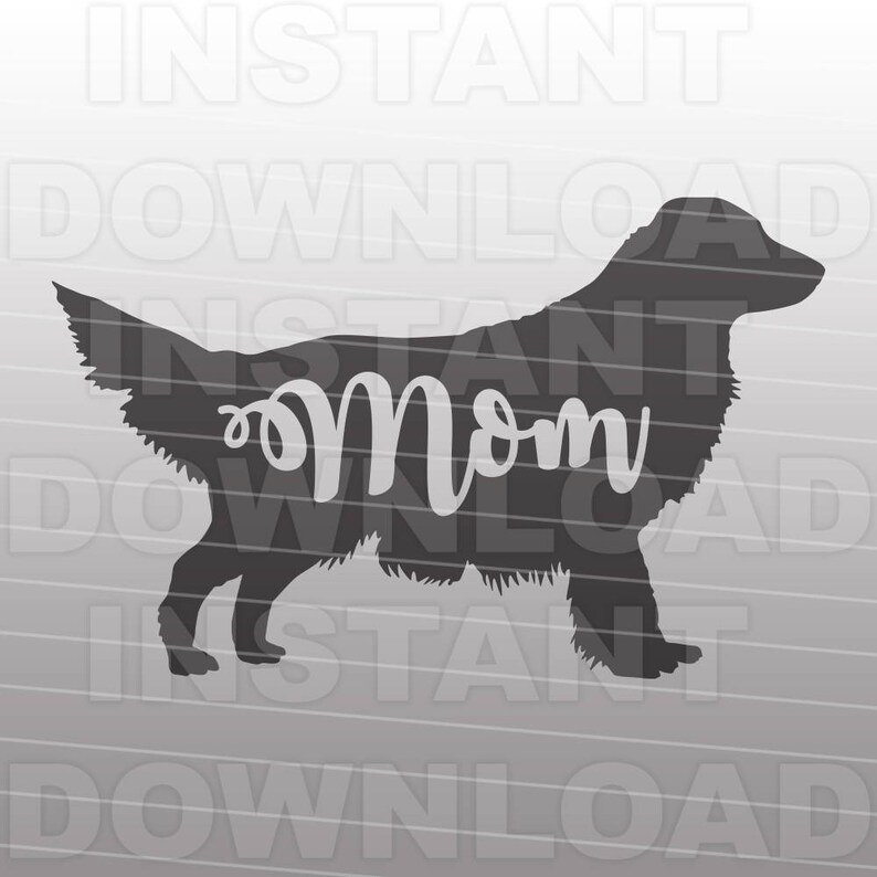 Golden Retriever Mom SVG Filedog Mom SVG File personal & - Etsy