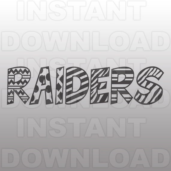 Raiders Svg File Raiders Sports Svg File Varsity Svg Etsy