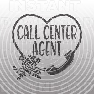 Call Center Agent SVG-Datei, Call Center Telefon mit Blumen SVG-Datei-Vector Art kommerzielle/persönliche Nutzung-Cricut,Silhouette Cameo,Vinyl svg