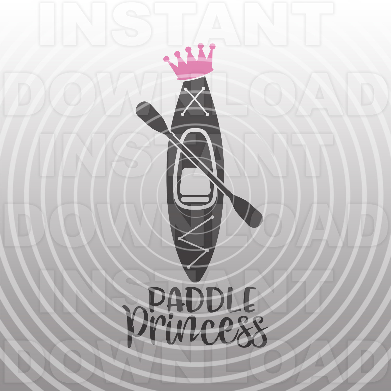 Download Kayak SVG FileKayaking SVGPaddle Princess SVGKayaker svg | Etsy