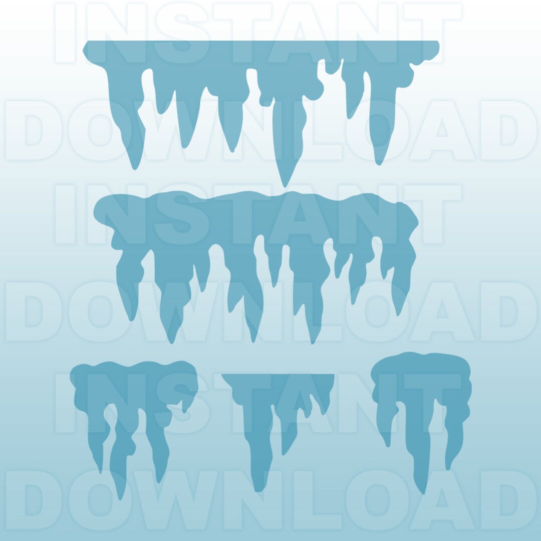 Icicle Border Vector