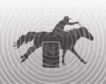 Download Barrel racing svg | Etsy