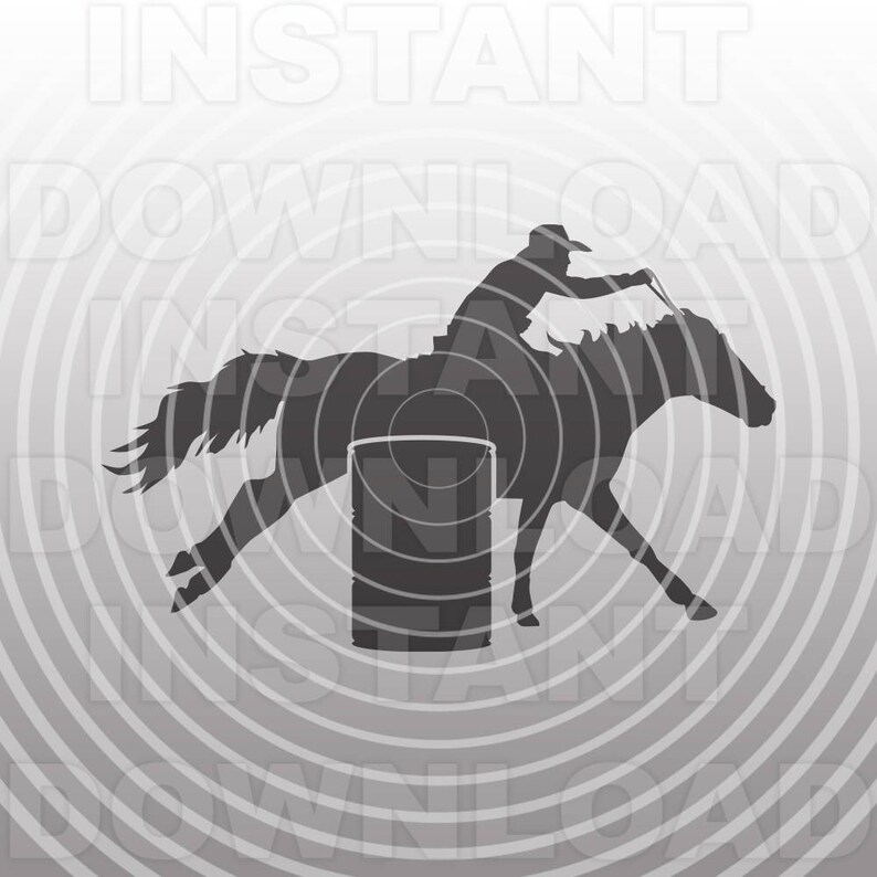 Download Barrel Racing Dad SVG FileBarrel Racer SVGRodeo SVGCowboy | Etsy