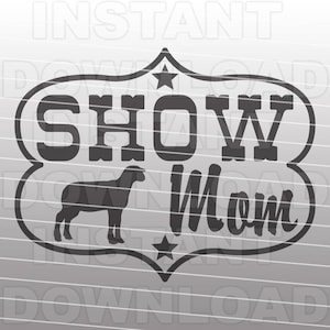 Show Mom with Sheep SVG File,Show Sheep SVG File,Market Lamb SVG-Vector Clip Art for Commercial & Personal Use-Cricut,Cameo,Silhouette,Vinyl