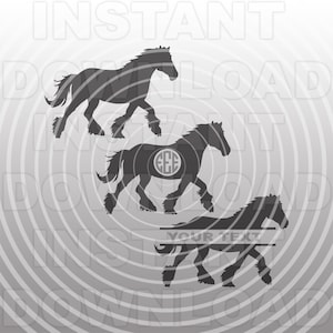 Ejecutando Gypsy Vanner Horse,Gypsy Horse SVG File,Gypsy Cob svg -Vector Art Commercial & Personal Use- Cricut,Silhouette Cameo,calcomanía de vinilo