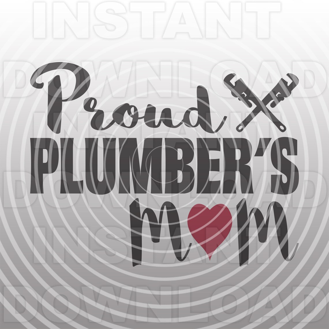 Plumbersfc Proud Plumbers Mom SVG File,plumber Svg,plumbing Svg,pipe Wrench Svg ...