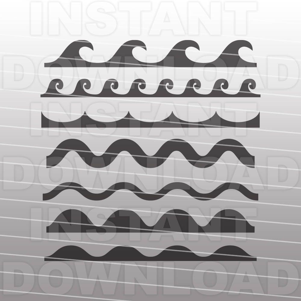 Download Wave Pattern SVG FileOcean Waves svgWave Border svgBeach ...