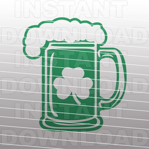 Archivo SVG del Día de San Patricio, Archivo SVG de taza de