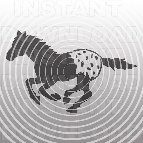 Download Appaloosa Horse Running Svgcowboy Svgrodeo Svgvinyl Decal Etsy PSD Mockup Templates