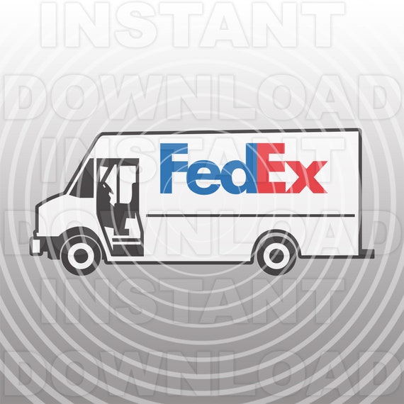Download Fed Ex Truck Svg Filefedex Delivery Truck Svg Vector Art For Etsy