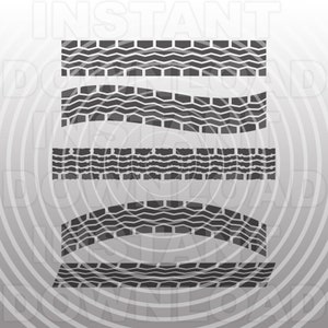Tire Tracks SVG File,Motorcycle Tire SVG,Car Tire svg  -Vector Art Commercial & Personal Use- Cricut,Silhouette,Iron on Vinyl,Vinyl Decal
