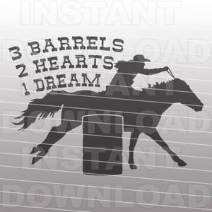 Barrel Racing Zitat SVG-Datei, Western-Svg-Datei-kommerzielle und persönliche Nutzung-Vector Art SVG-Datei für Cricut,Silhouette Cameo,Vinyl geschnittene Datei