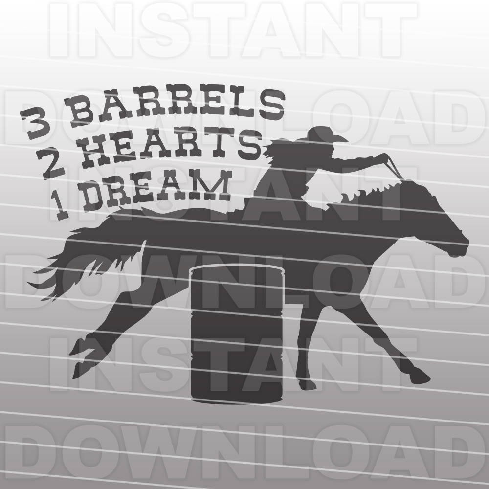 Barrel Racing Quote SVG Filewestern Svg File commercial and - Etsy