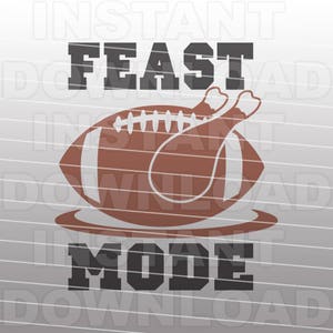 Fête Mode Football Turquie fichier SVG, Thanksgiving SVG, Football SVG -Vector Art Commercial & Personal Use-Cricut Explore Air,Silhouette Cameo