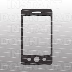 iPhone SVG File,Smart Phone SVG File-Cutting Template-Vector Clip Art for Commercial & Personal Use-Cricut,Cameo,Silhouette,Sizzix,Vinyl
