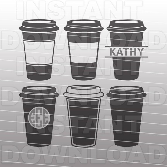 Starbucks Coffee Cup Svg File Coffee Svg File Vector Clip Etsy