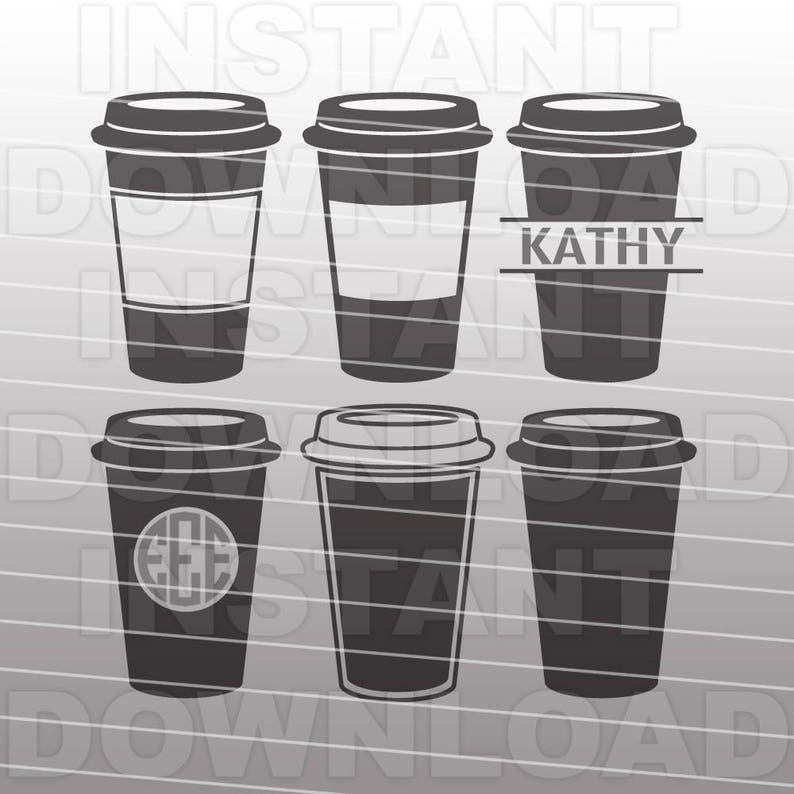 Download Starbucks Coffee Cup SVG File Coffee SVG File Vector Clip | Etsy