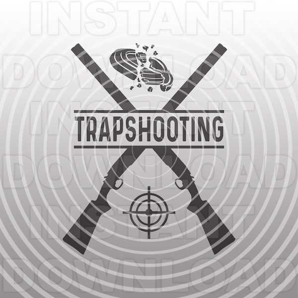 Trap Shooting Svg - Etsy