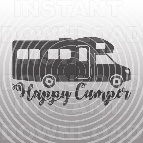 Download Happy Camper Svg Fileclass C Rv Motorhome Svgcamping Svg Etsy