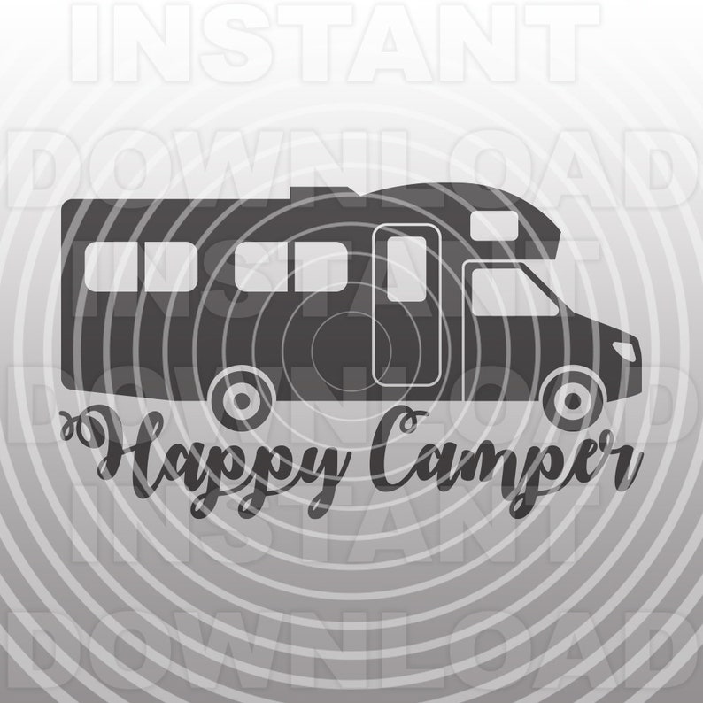 Download Happy Camper SVG FileClass C RV Motorhome svgCamping svg ...