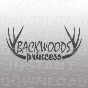 Hirsch Jagd SVG-Datei, Hinterwäldler Prinzessin SVG, Mädchen Hirsch Jäger SVG-kommerzielle und persönliche Gebrauch-Vector Art Datei für Cricut,Silhouette,cut Datei