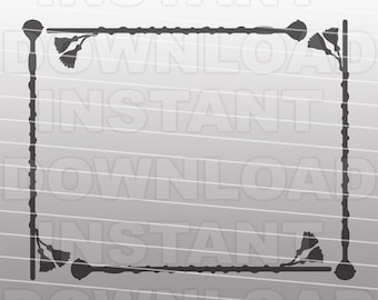 Majorette Baton SVG File,Majorette Baton Border SVG,Majorette Baton Frame svg -Commercial & Personal Use- Cricut,Silhouette Cameo,Vinyl svg