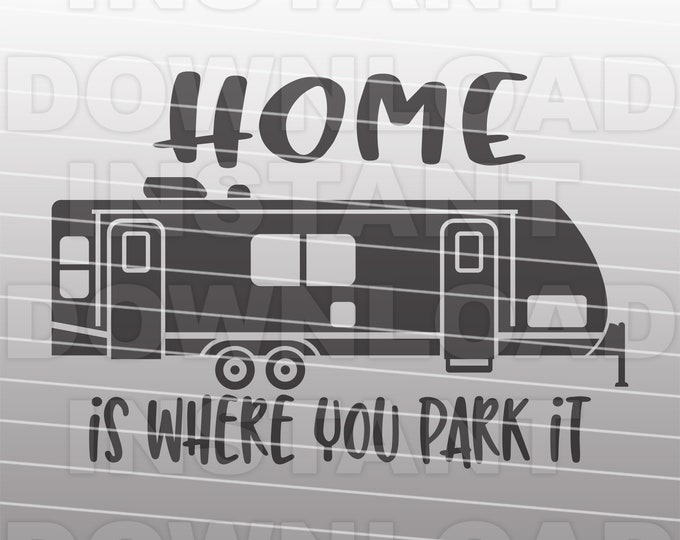 Fifth Wheel Camper Svg, Funny 5th Wheel Camping is My Therapy, Travel ...