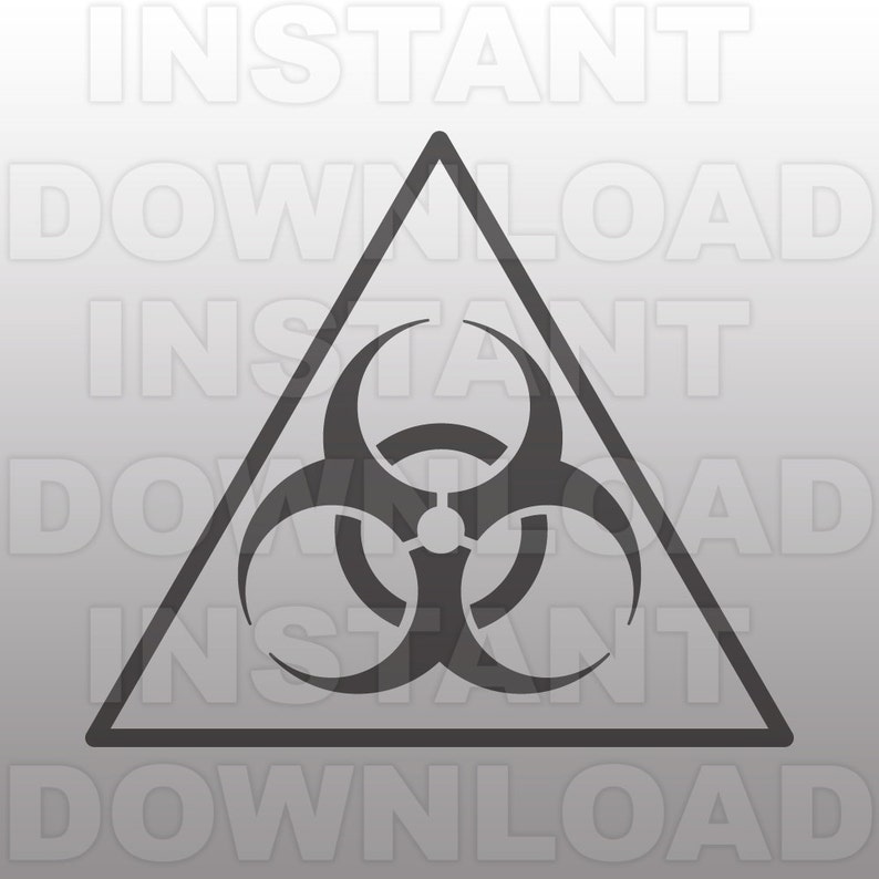 Download Biohazard Symbol SVG File-Zombie SVG-Halloween svg-Cutting ...