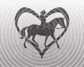 Cowgirl SVG File, Love Horseback Riding svg, Horse SVG File -Commercial & Personal Use- for Cricut,Silhouette,Cameo,Vinyl Decal,Vinyl Cut