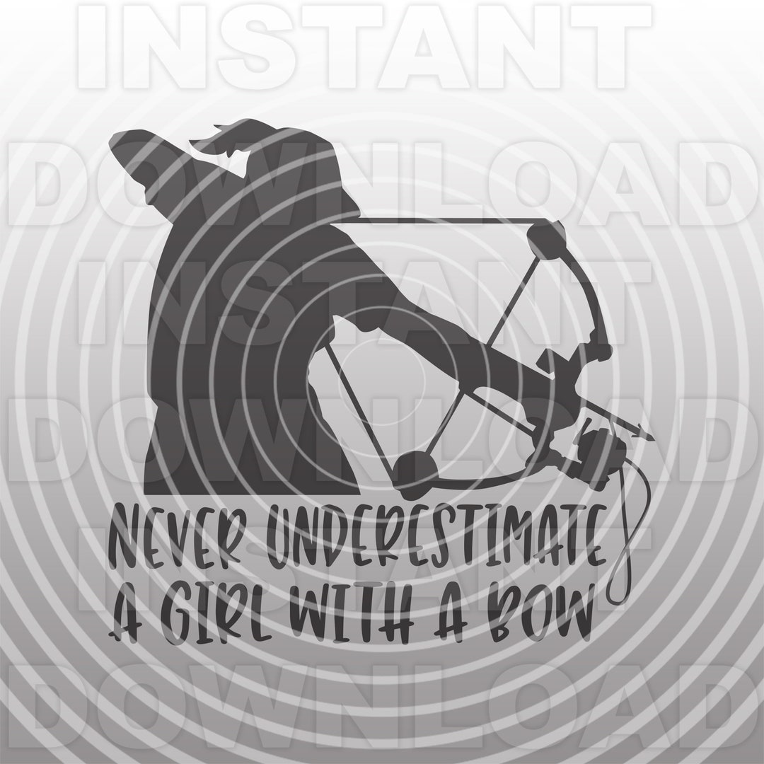 Girl Bowfishing SVG File,bowfishing Quote Saying Svg,bowfishing Svg