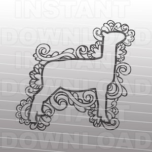 Show Lamb SVG File,Sheep svg,Lamb Doodle SVG,4H svg -For Commercial & Personal Use- Vector Art svg for Cricut,Silhouette,vinyl Shirt Decal