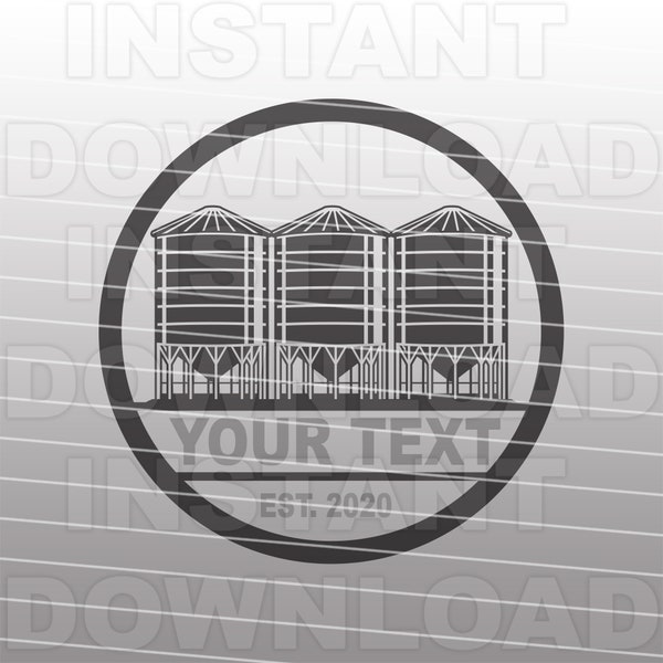 Grain Bin Svg Etsy