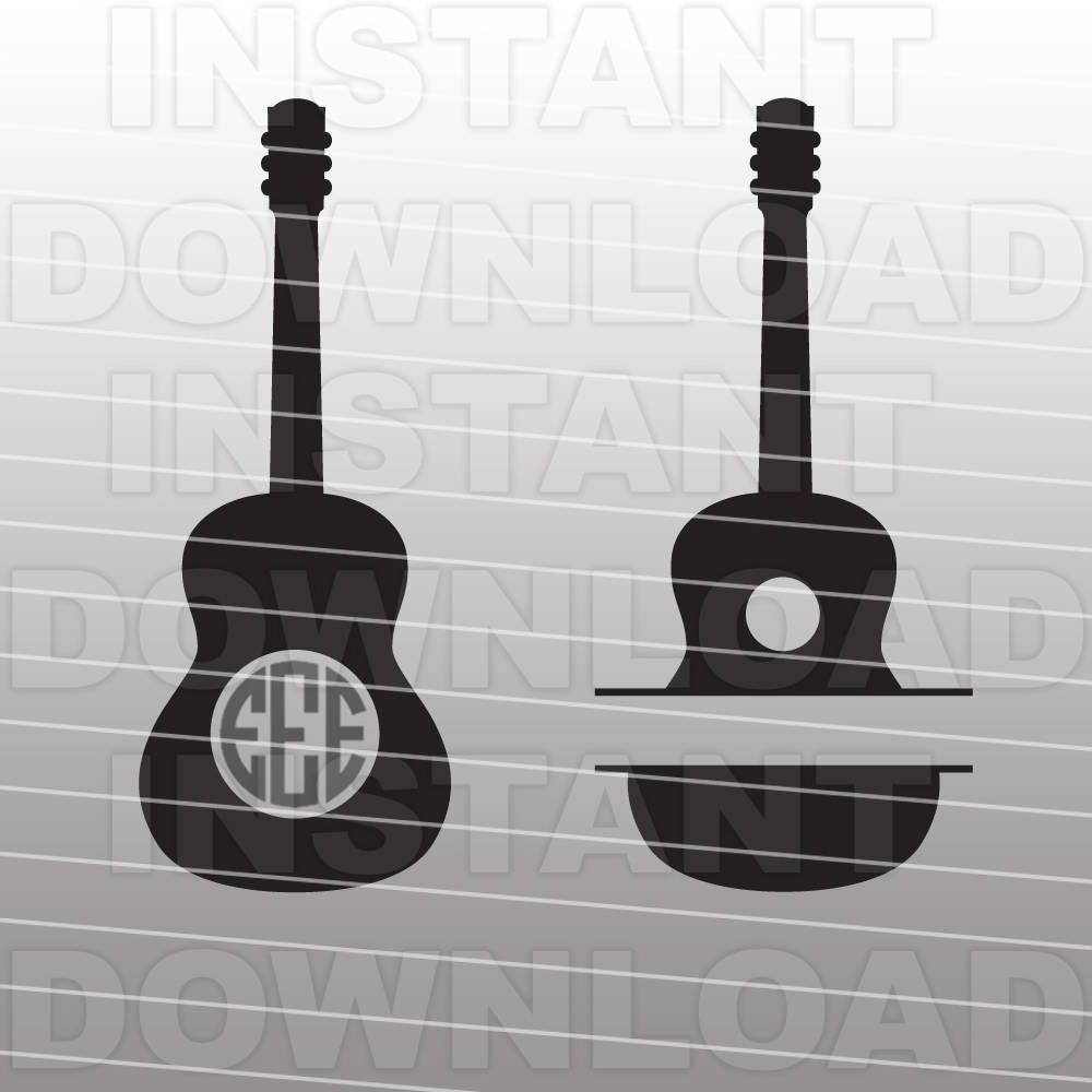Download Free Guitar Svg Cutting File - Layered SVG Cut File ...