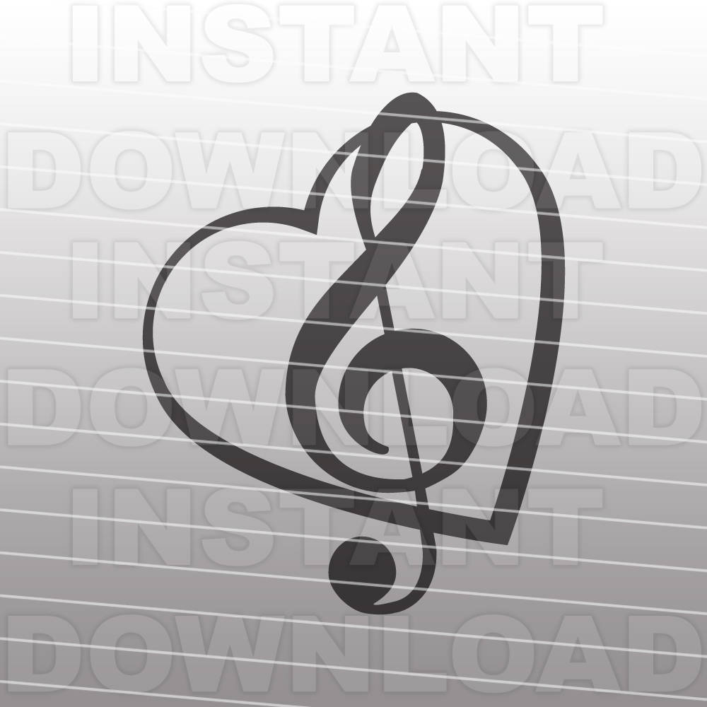 Free Free Heart Music Note Svg 32 SVG PNG EPS DXF File
