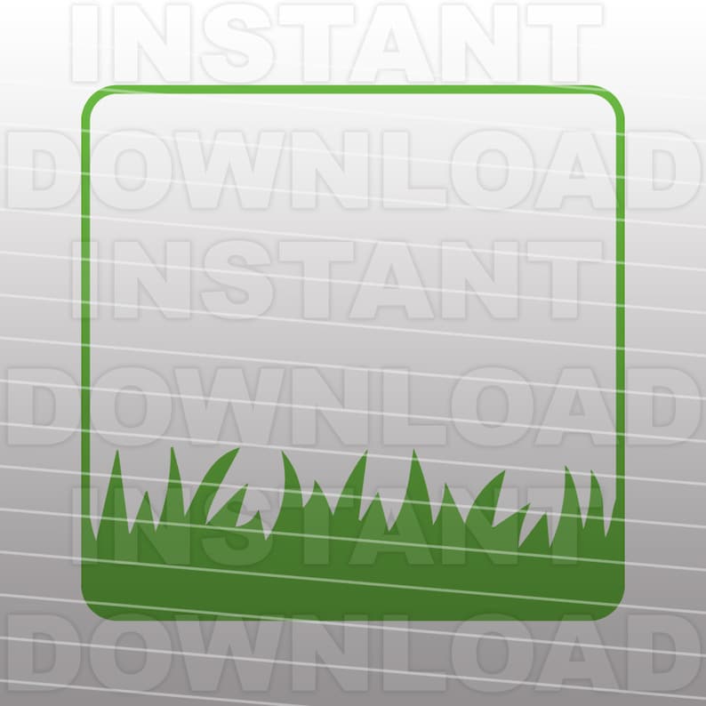 Download Grass Frame SVG FileGrass SVG File-Cutting Template-Vector ...