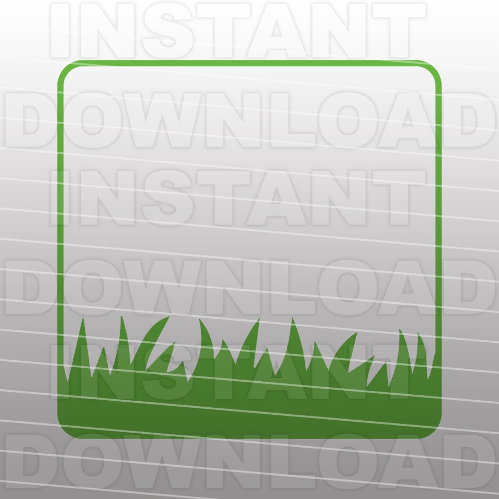 Download Grass Frame SVG FileGrass SVG File-Cutting Template-Vector | Etsy