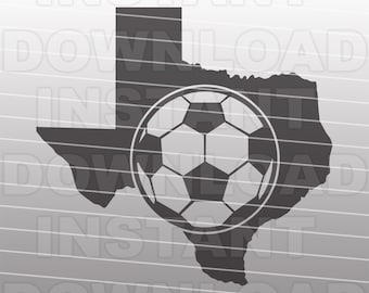 Soccer Ball SVG File,Texas SVG File,Commercial & Personal Use,svg cricut,svg silhouette,svg cuts,svg cut file,vinyl decal cut file