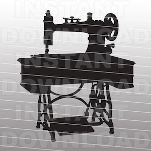 Nähmaschine SVG-Datei, Nähen SVG-Datei-Cutting Template-Vector Clip Art für den kommerziellen und persönlichen Gebrauch für Cricut,Cameo,Silhouette