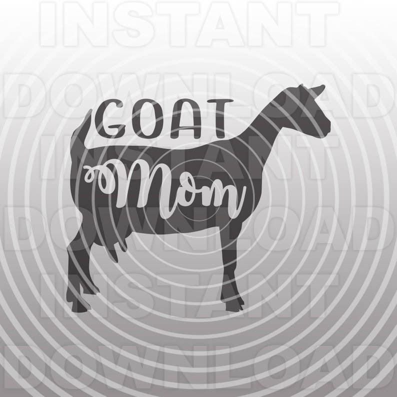 Download Dairy Goat Mom SVG FileLivestock svgFarm Animal SVG | Etsy