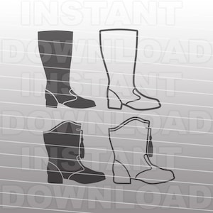 Drill Team Majorette Boots SVG File,Nancy Boot SVG,Marching Band svg -Commercial & Personal Use- Vector svg for Cricut,Silhouette,vinyl cut