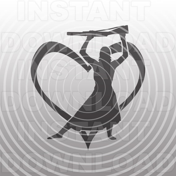 Download Color Guard Svg Filemarching Band Svgcolor Guard Rifle Etsy