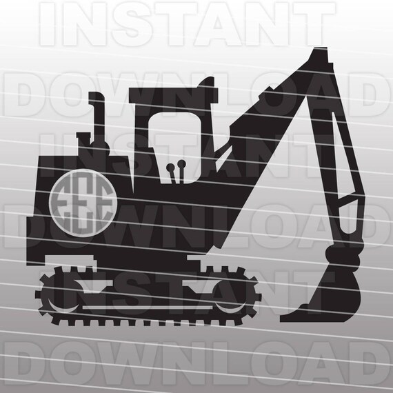 Download Heavy Equipment Svg Excavator Monogram Svg Excavator Name Frame Svg Construction Svg Excavator Svg Excavator Split Monogram Digger Svg Art Collectibles Prints Kromasol Com