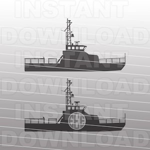 Coast Guard Boat SVG File,USCG svg,Coastie svg -Cutting Template- Vector Art Commercial & Personal Use- Cricut,Cameo,Silhouette,Vinyl Decal